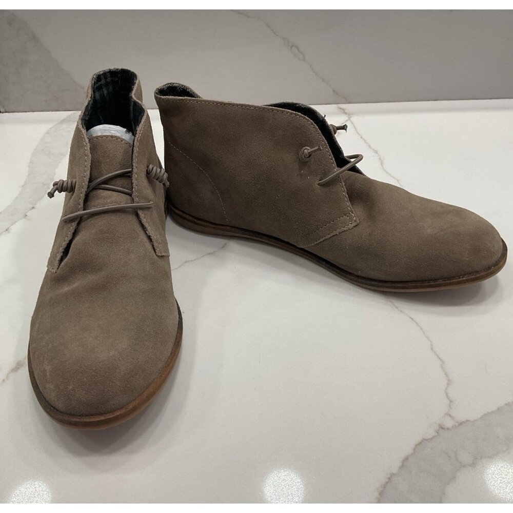 NWOT Lucky Brand Suede Leather Women’s Chukka Booties Size 8